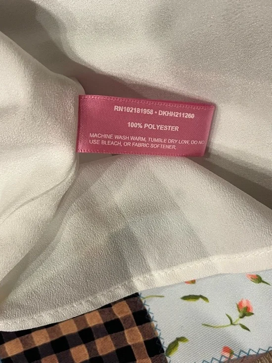 Dolls Kill x Holly Hobbie Stitched With Love Patchwork Mini Dress Size Small - Picture 11 of 11